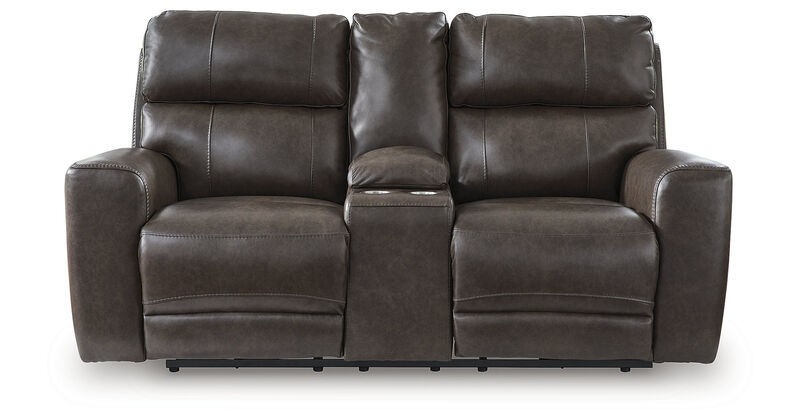 Beadel Power Reclining Loveseat with Console image number 0