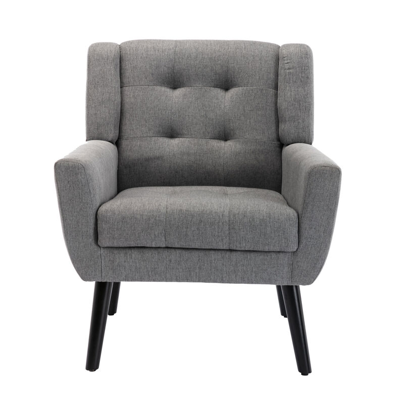 Streamdale Modern Linen Accent Chair for Living Room and Bedroom