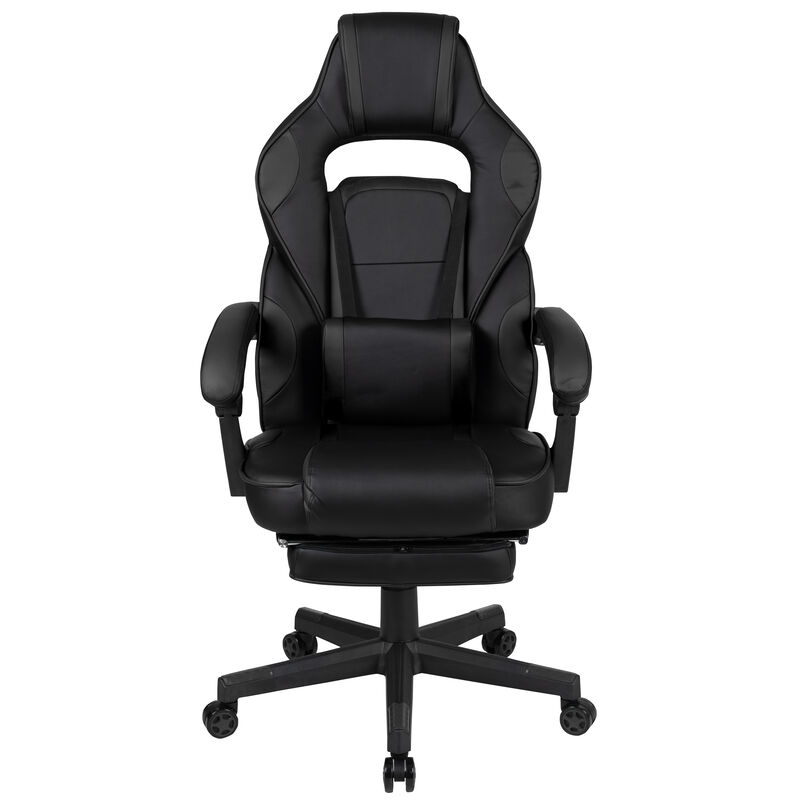 X40 Gaming Chair Racing Ergonomic Computer Chair with Fully Reclining Back/Arms, Slide-Out Footrest, Massaging Lumbar - / image number 9