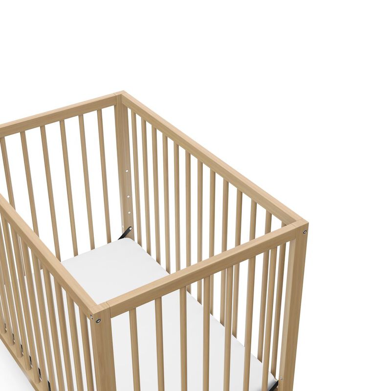 Graco Teddi 4-in-1 Convertible Mini Crib - Driftwood