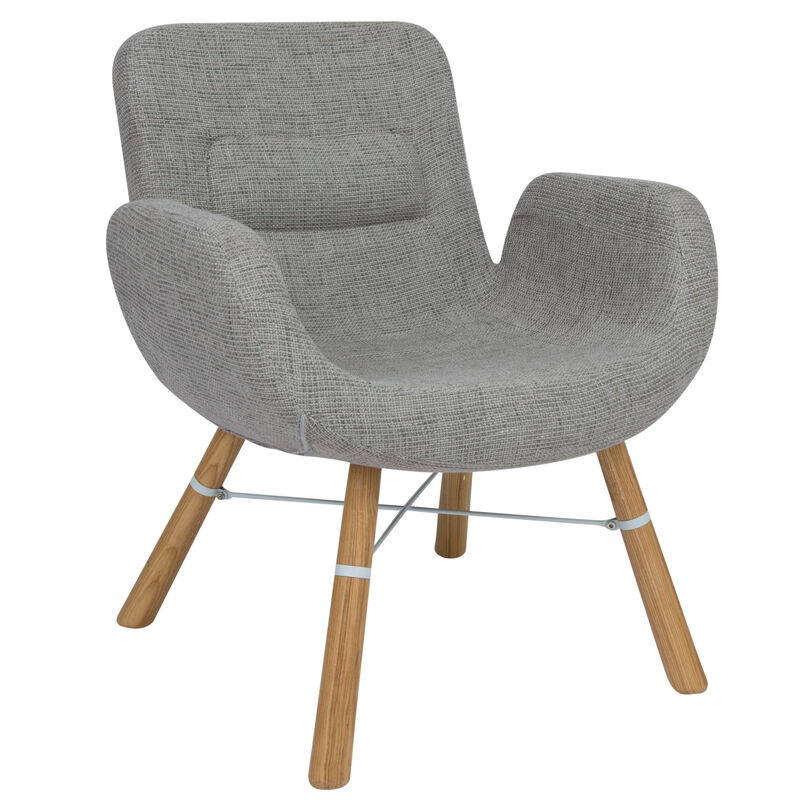 LeisureMod Milwood Accent Chair w/ Dowel Legs