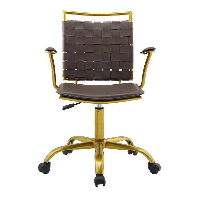 Modway Furniture - Fuse Faux Leather Office Chair image number 4