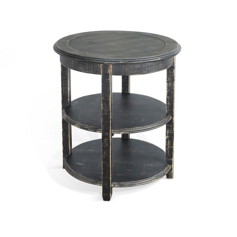 Sunny Designs Black Sand Side Table
