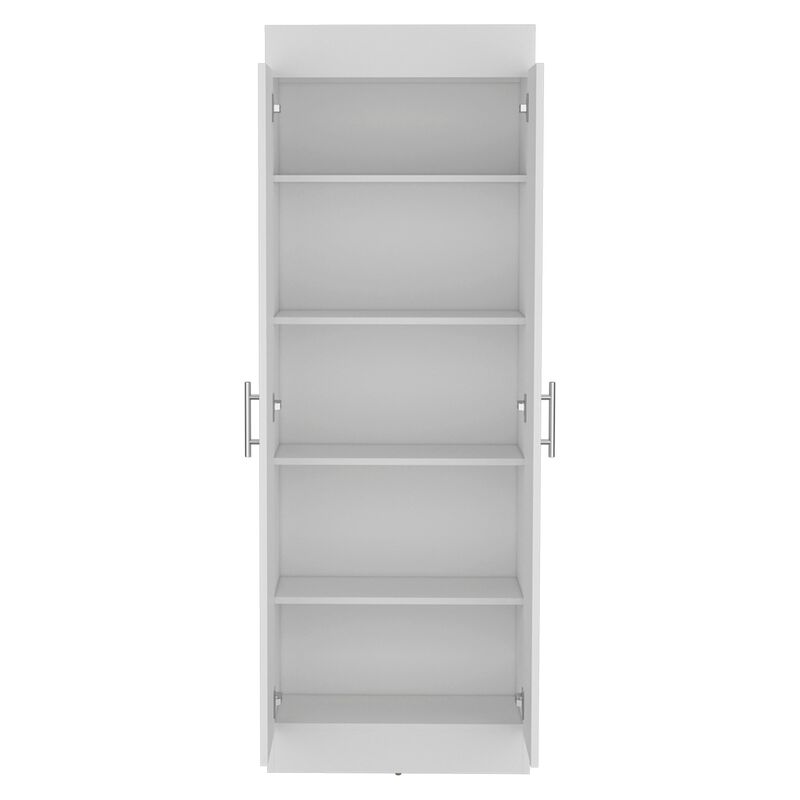 Pantry Cabinet 67" H, 5 Internal Shelves, Two Doors image number 2