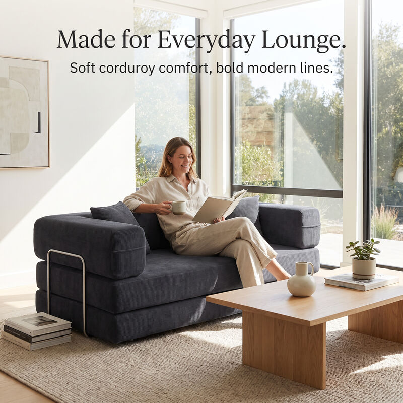 Pruvaf Compression Sofa Bed image number 4