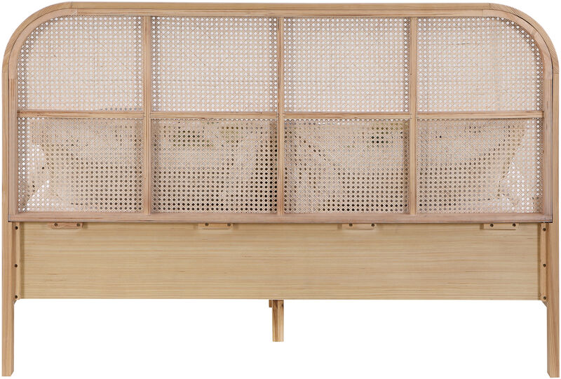 Meridian Furniture Siena Natural Ash Wood Full Bed image number 4