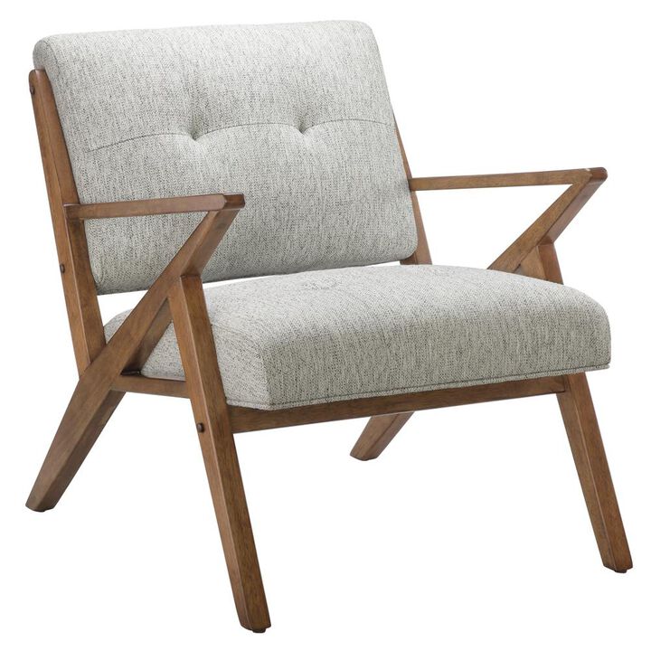 Belen Kox Pecan Wood Lounge Chair by Belen Kox, Belen Kox