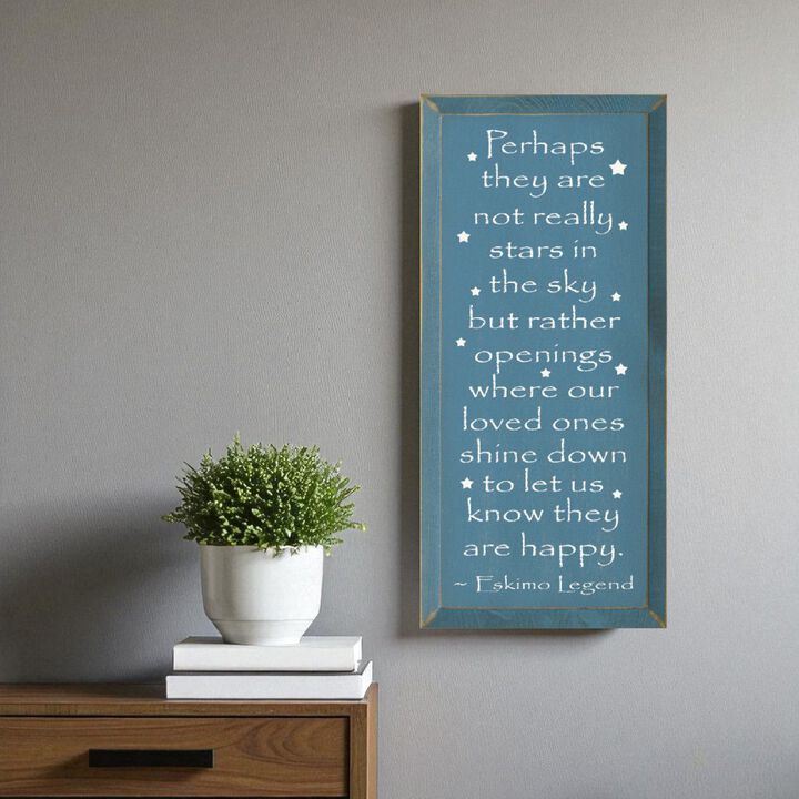 Memorial Wood Sign Loved Ones Shine Down Inspirational Sympathy Wall Decor