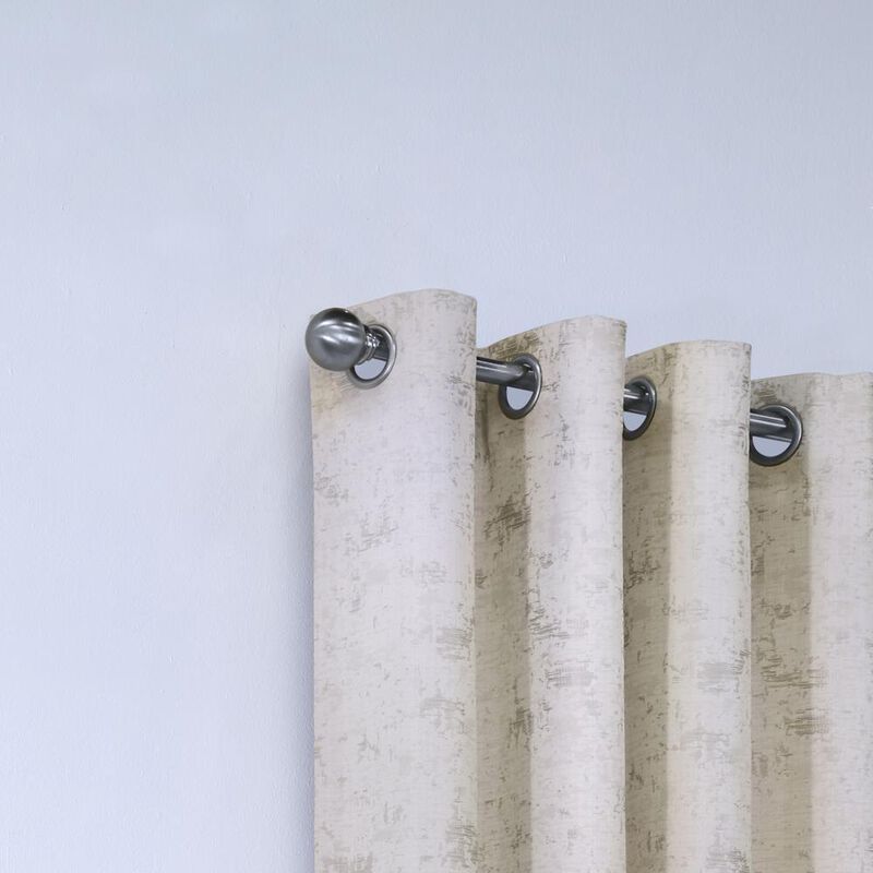 Habitat Tuscani Light Filtering Effortless Provide Daytime Privacy Grommet Curtain Panel for Home or Office 54" x 84" Natural