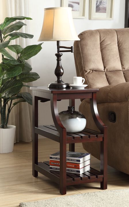 ACME Wasaki Accent Table w/USB, Espresso