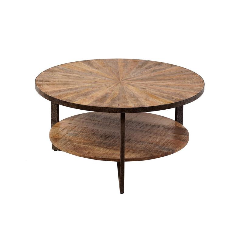 Carolina Living Chelsea Round Coffee Table - Natural