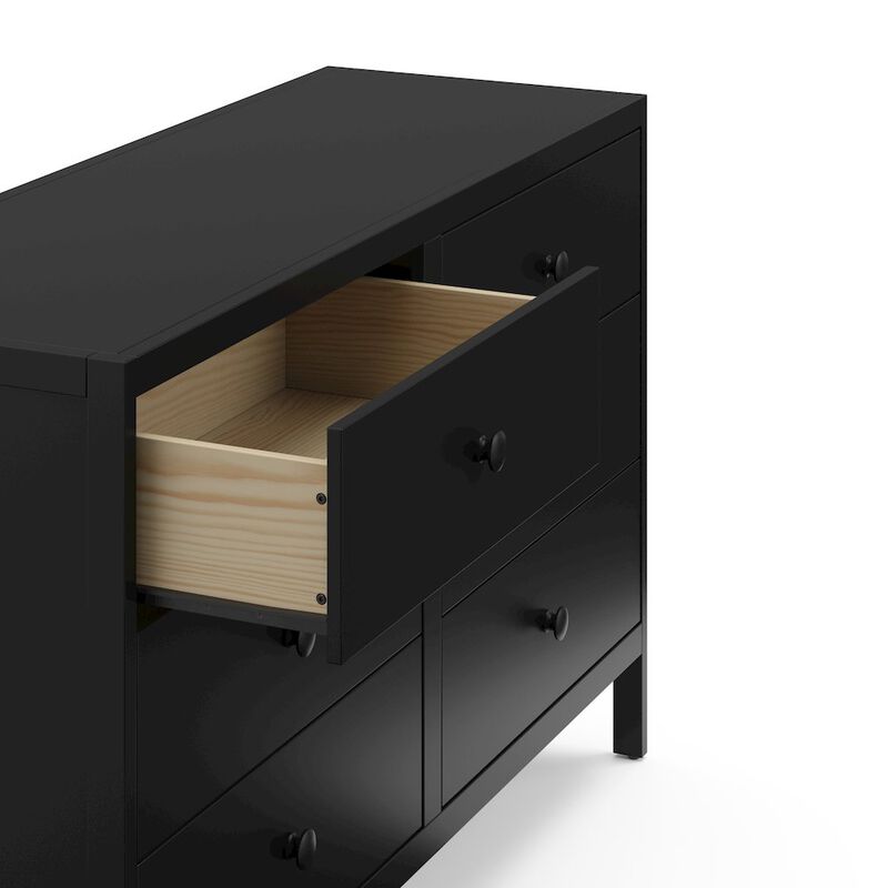 Graco Universal 6 Drawer Dresser - Black