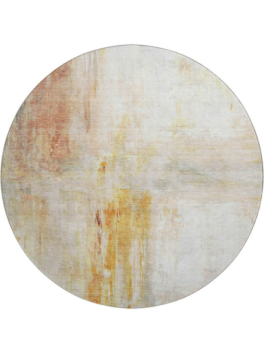 Ravenna RN2 Paprika 8' Round Rug