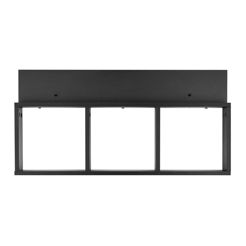 Triple Cubed Floating Shelf with Ledge