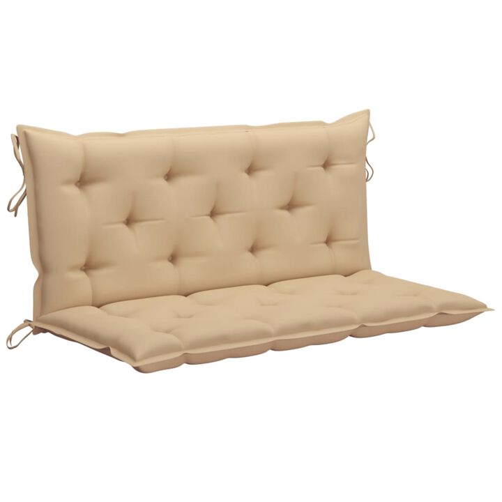 vidaXL Cushion for Swing Chair Beige 47.2" Fabric