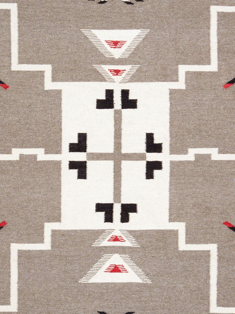 Pasargad Home Tuscany Reversible Wool Mocha Area Rug- 6' 2'' X 8'10'' image number 1