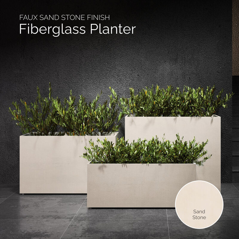 COSAPOTS Semplito Rectangular Planter