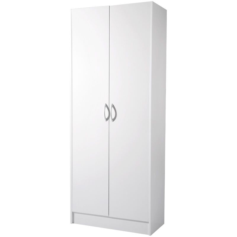 Freestanding Kitchen Pantry Cabinet with Adjustable Shelves, Wood Storage Cupboard for Dining Room-White image number 0