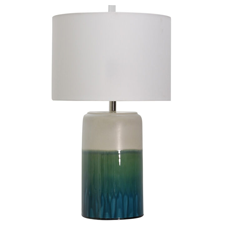 Ceramic Table Lamp Green Blue