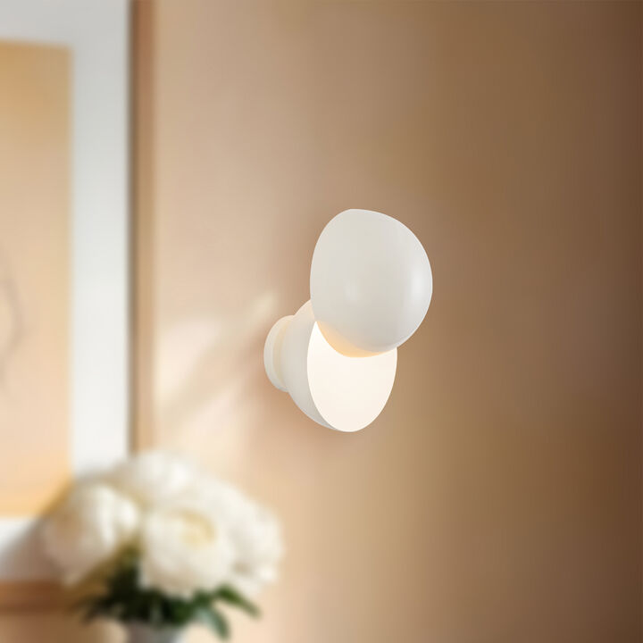 Void 12-in Damp-Rated Dimmable LED Wall Sconce