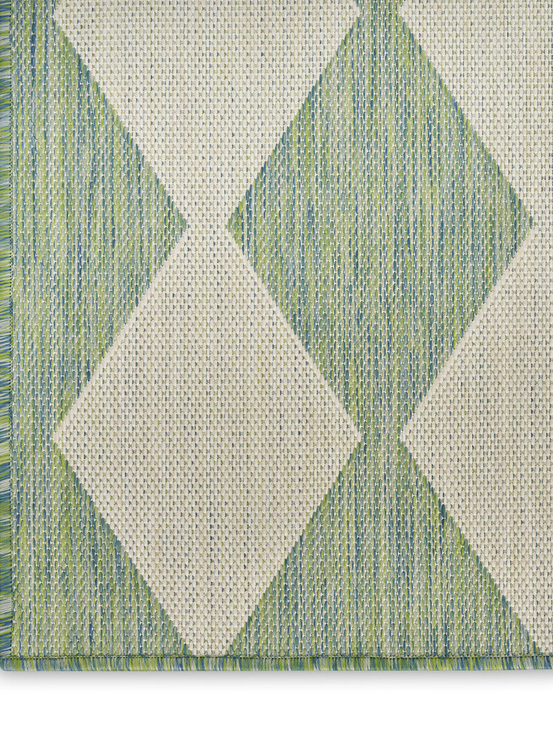 Positano POS04 Blue/Green 5' x 7' Rug image number 5