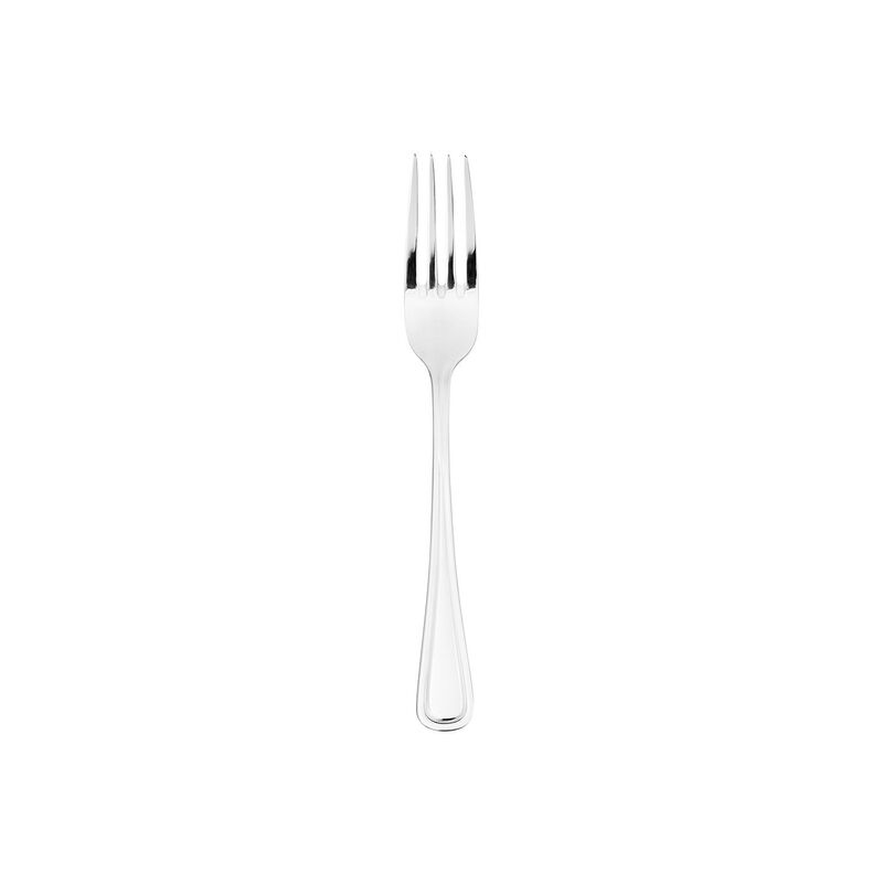 Flatware Elegance 7.75"  Silver Stainless Steel Dinner Fork 18/10 (Set of 12)