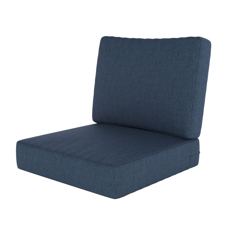 Outdoor/Indoor Sunbrella 24 x 24 x 5 Deep Seating Seat/Back Cushion