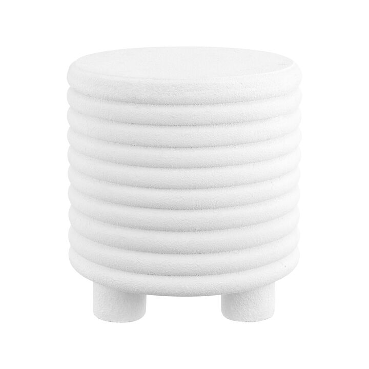 Evans Minimalist Modern 3-Legged Drum Indoor/Outdoor Accent Table