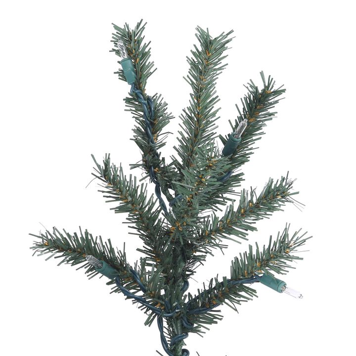 Natural Bark Alpine Dura-Lit W Artificial Christmas Tree