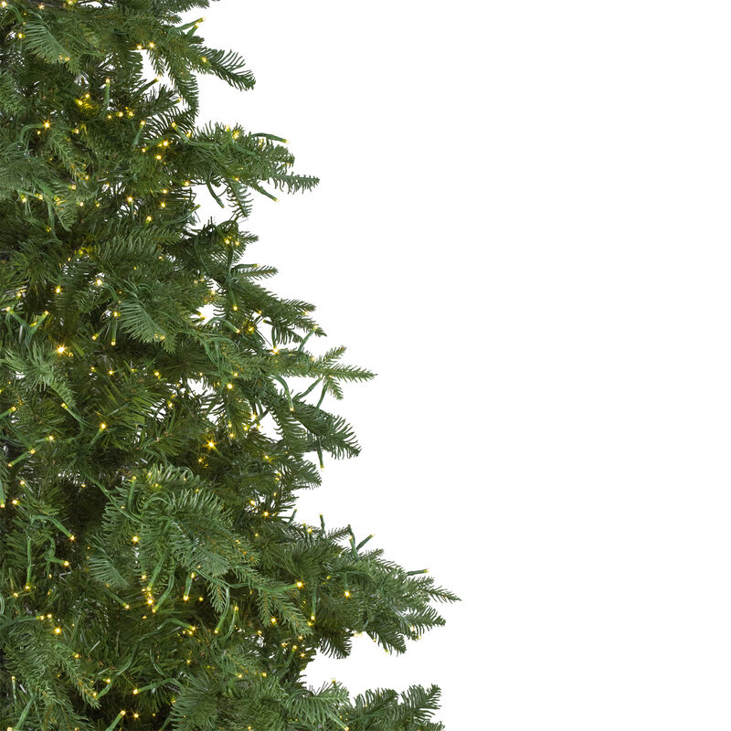 7.5' Pre-Lit Medium Mont Blanc Fir Artificial Christmas Tree - Dual Color LED Lights