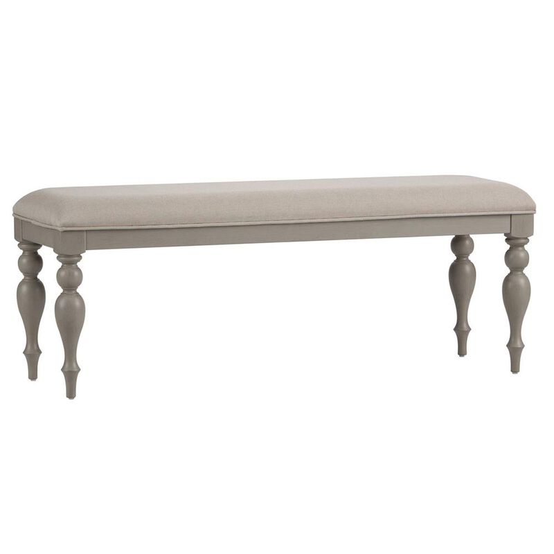 Liberty Furniture Summer House Bench in Dove Gray image number 0