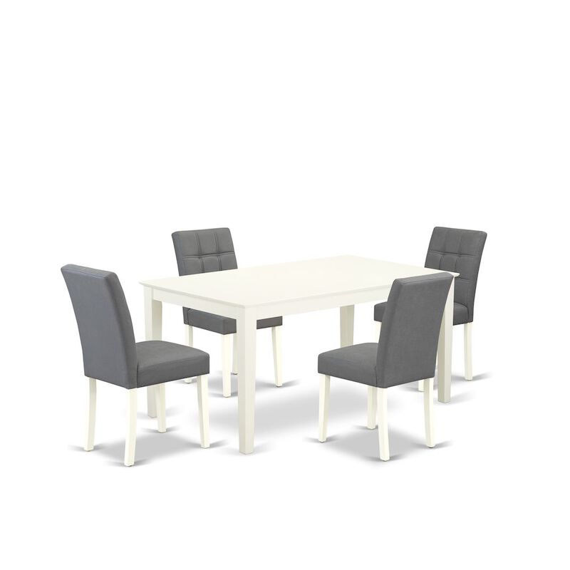 5 Piece Dining Table Set consists A Modern Table