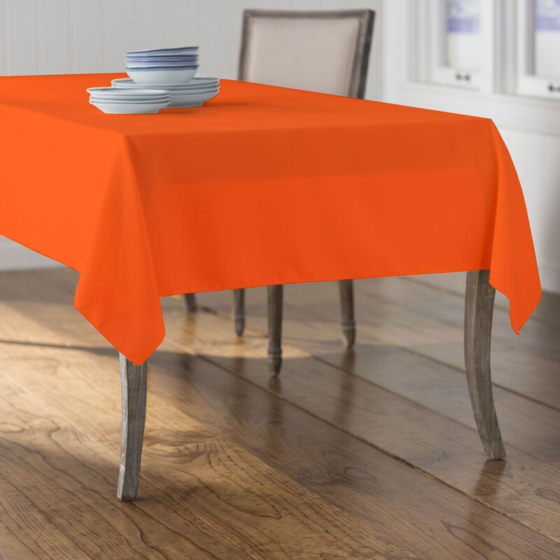 Rectangular Tablecloth 60 by 102 Inch Polyester Poplin Fabric image number 1
