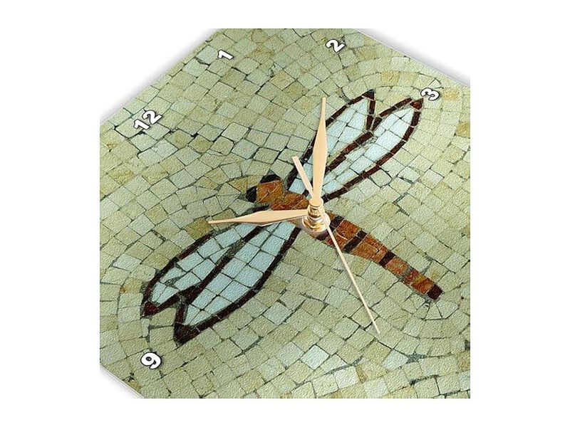 Dragonfly Beige Wall Clock 13 Inch Home Decor image number 3