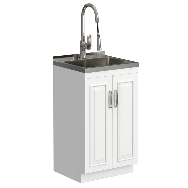 Darwin All-In-One 20-inch Laundry Utility Sink and Cabinet