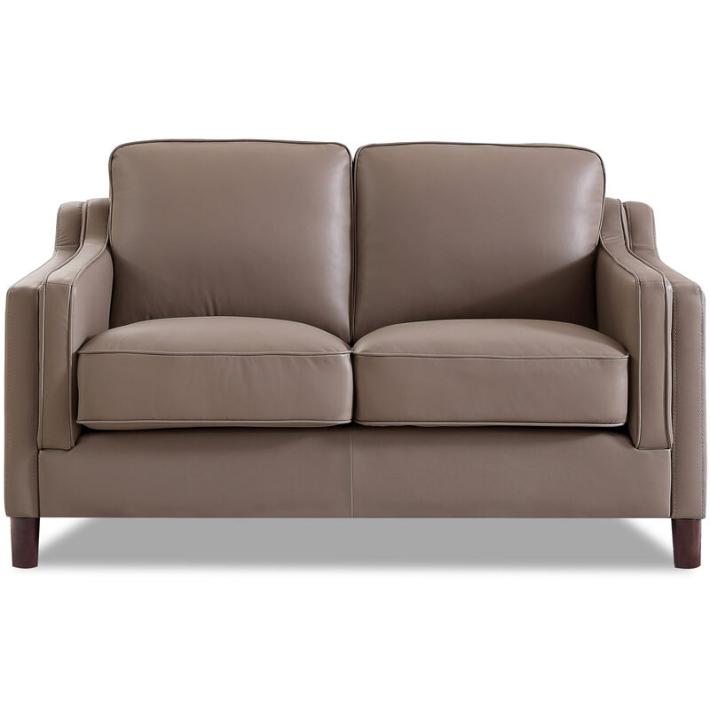 Bella Top Grain Leather Loveseat
