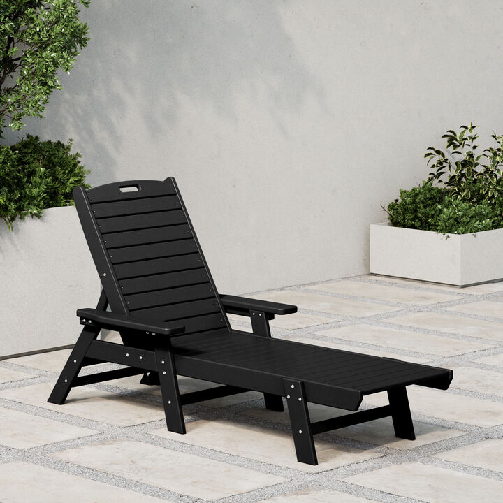 WestinTrends Poly Reclining Chaise Lounge
