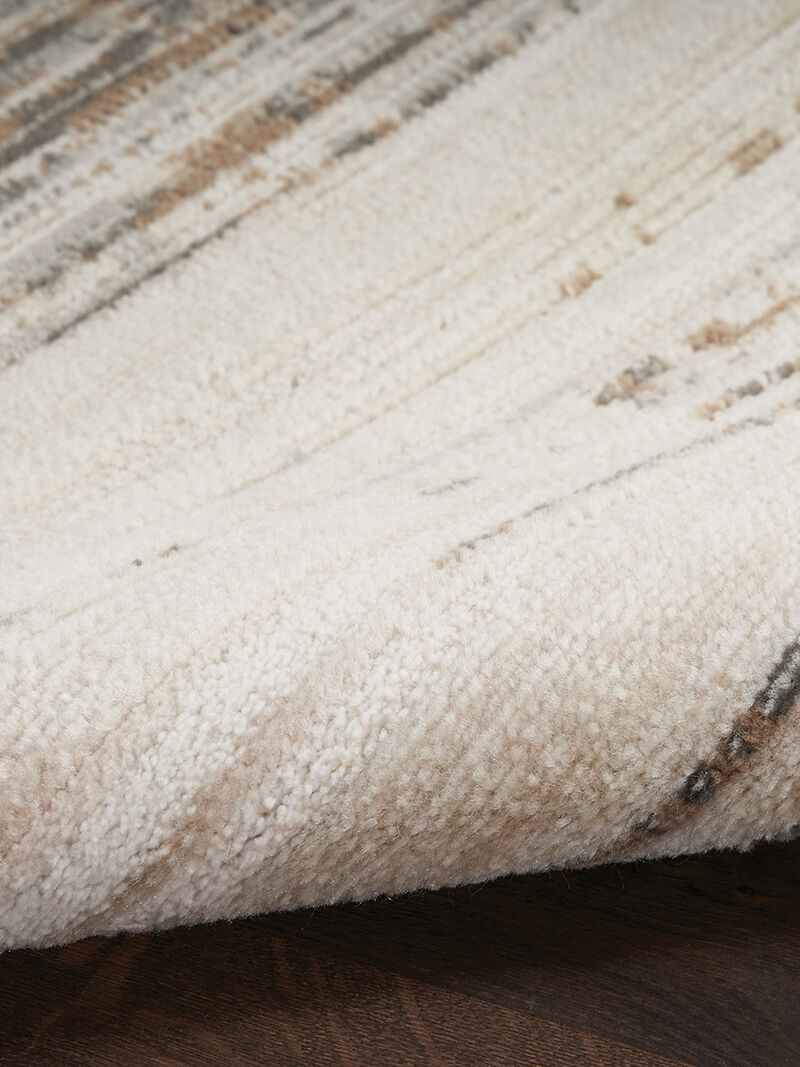 Serenity Home SRH03 Ivory/Beige 2'2" x 6' Rug image number 4
