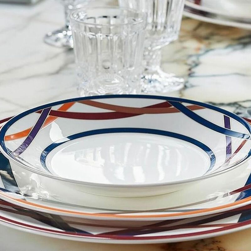Oval Dish NASTRI MULTICOLOR, diam. 14.17" image number 2