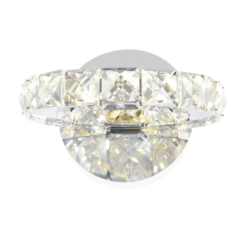Ring LED Wall Sconce With Chrome Finish