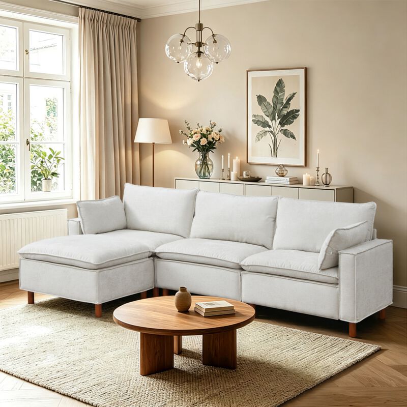 Medsmi Modular L-Shaped Sectional Sofa image number 8