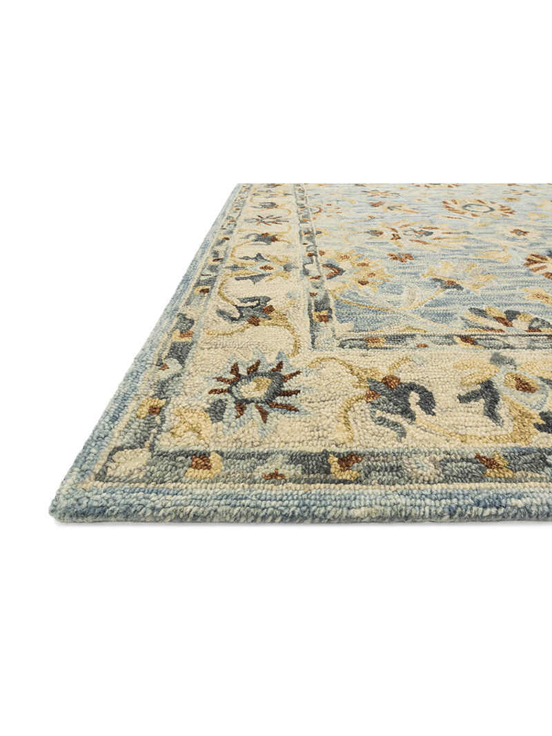 Victoria VK18 Light Blue/Natural 5' x 7'6" Rug