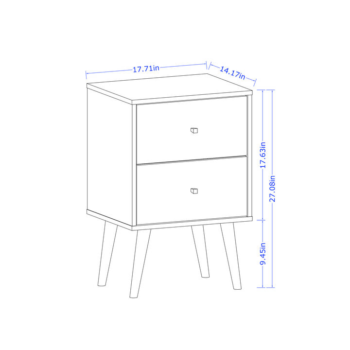 Liberty 2.0 Nightstand in Brown and Yellow