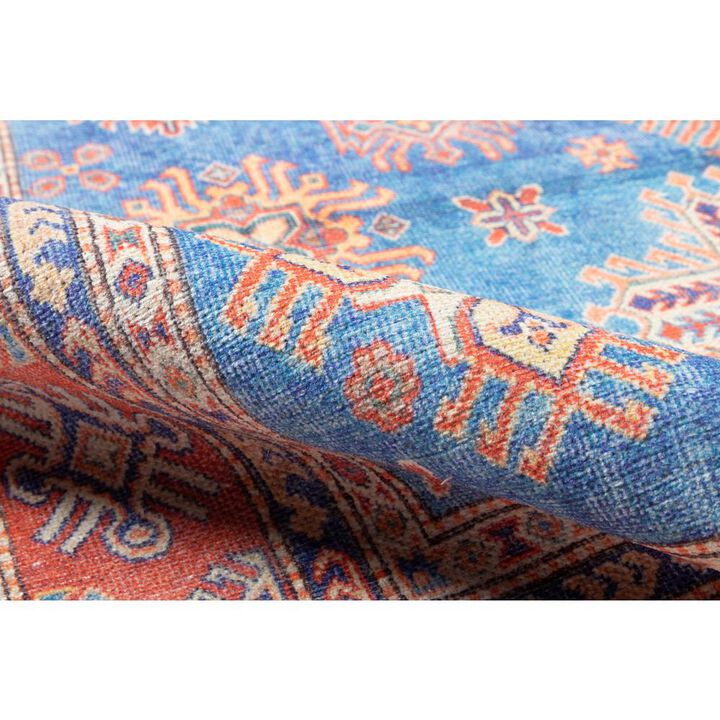 Momeni Traditional Runner Area Rug, Blue, 2'3 X 7'6 Runner