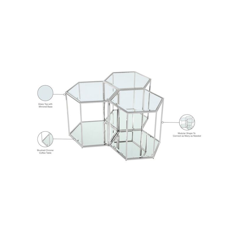 Meridian Furniture Sei Chrome End Table