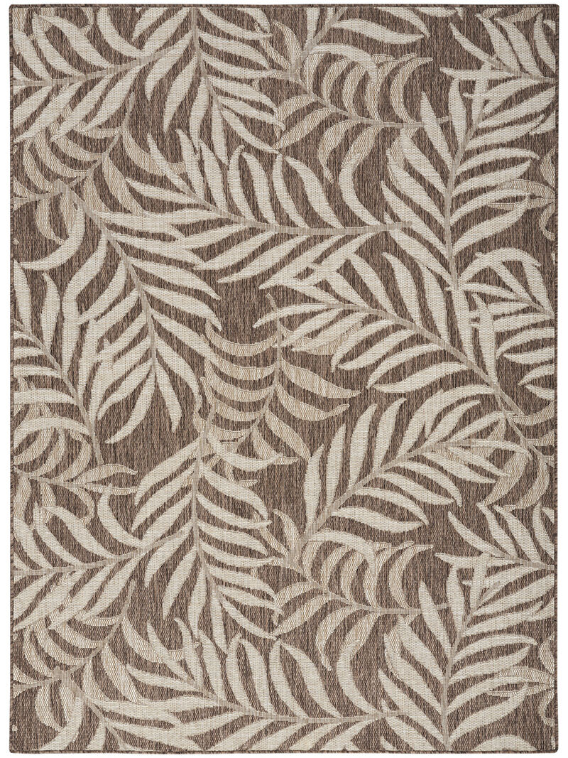 Garden Oasis GOA01 Mocha 6' x 9' Rug