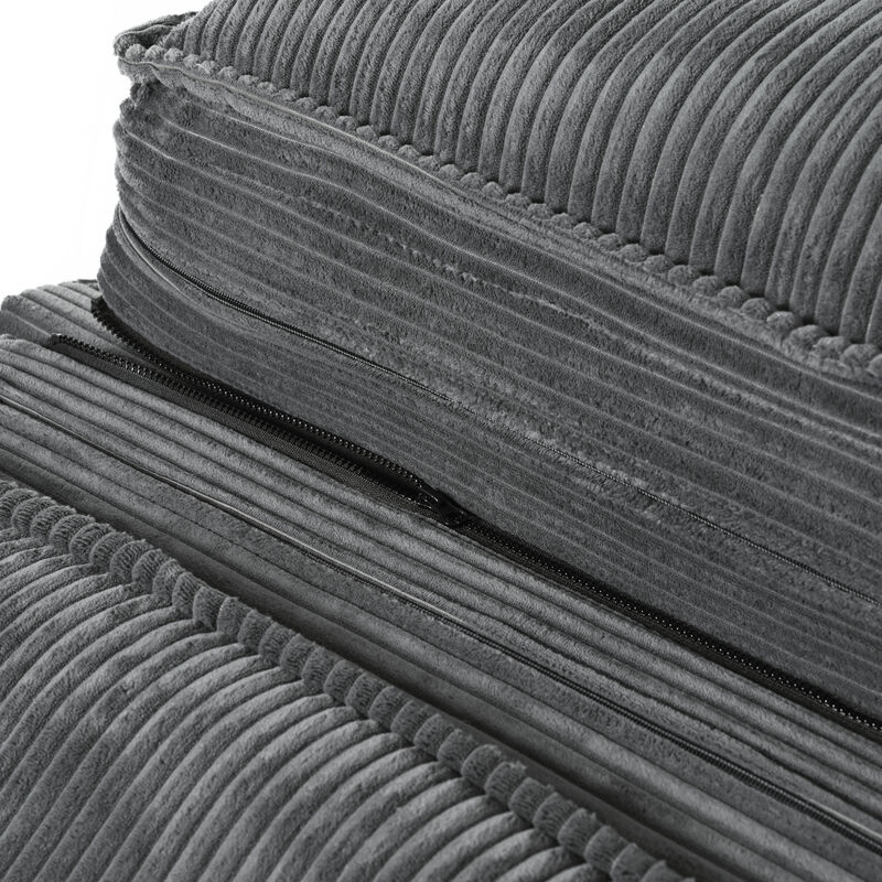 Merax Corduroy Fabric Sofa Couch