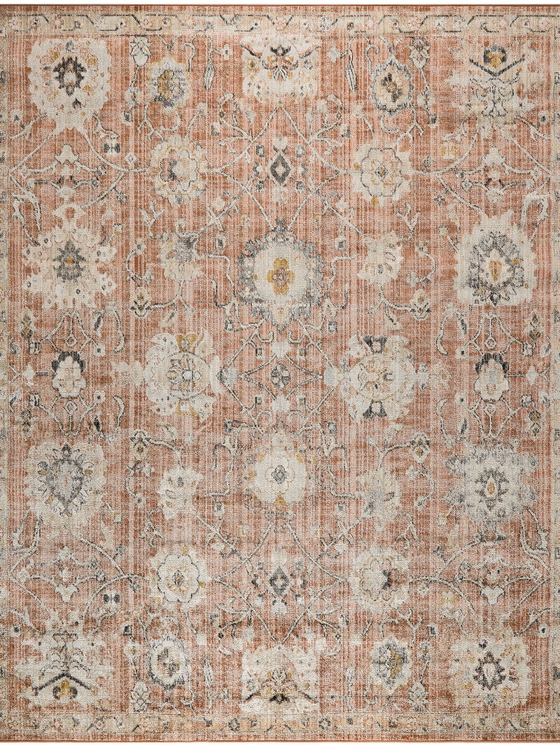 Oushak Home OUS01 Rust 9' x 12' Rug