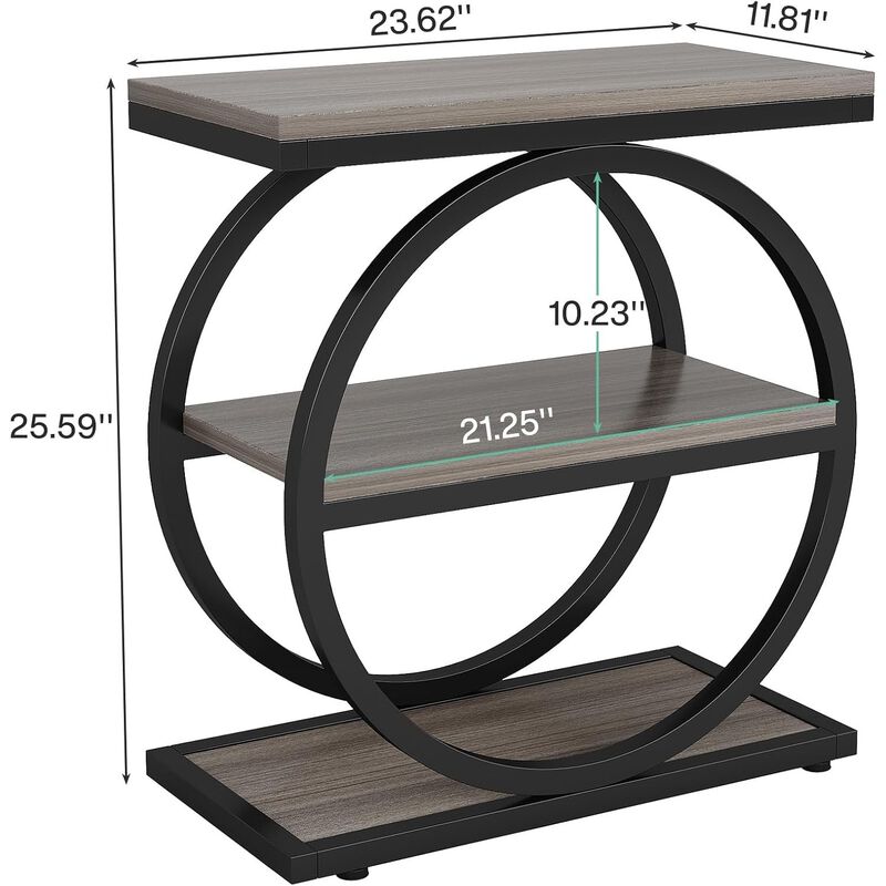 3-Tier End Table image number 4