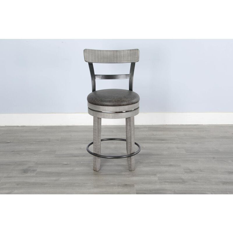 Sunny Designs Counter Swivel Barstool, Cushion Seat